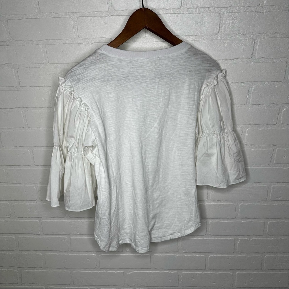 Cinq à Sept Hailey Ruffle Sleeve Top sz S - Picture 4 of 7